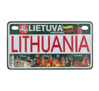 Magnetas Lietuva numerio ženklo formos Magnetas Lietuva numerio ženklo formos